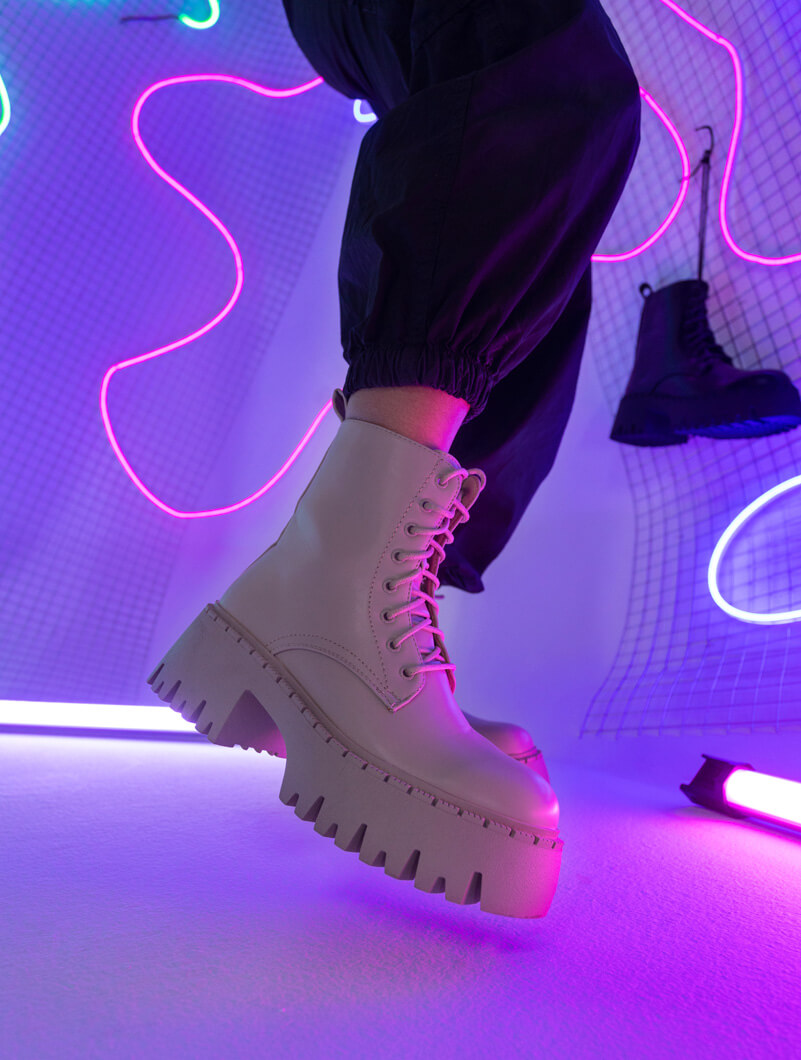 Bottines à plateforme